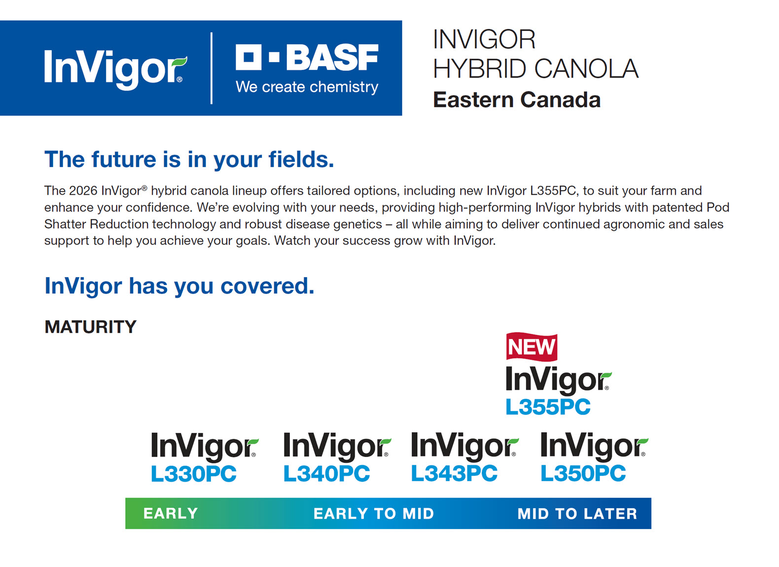 InVigor Hybrid Canola Technology Sheet Cover