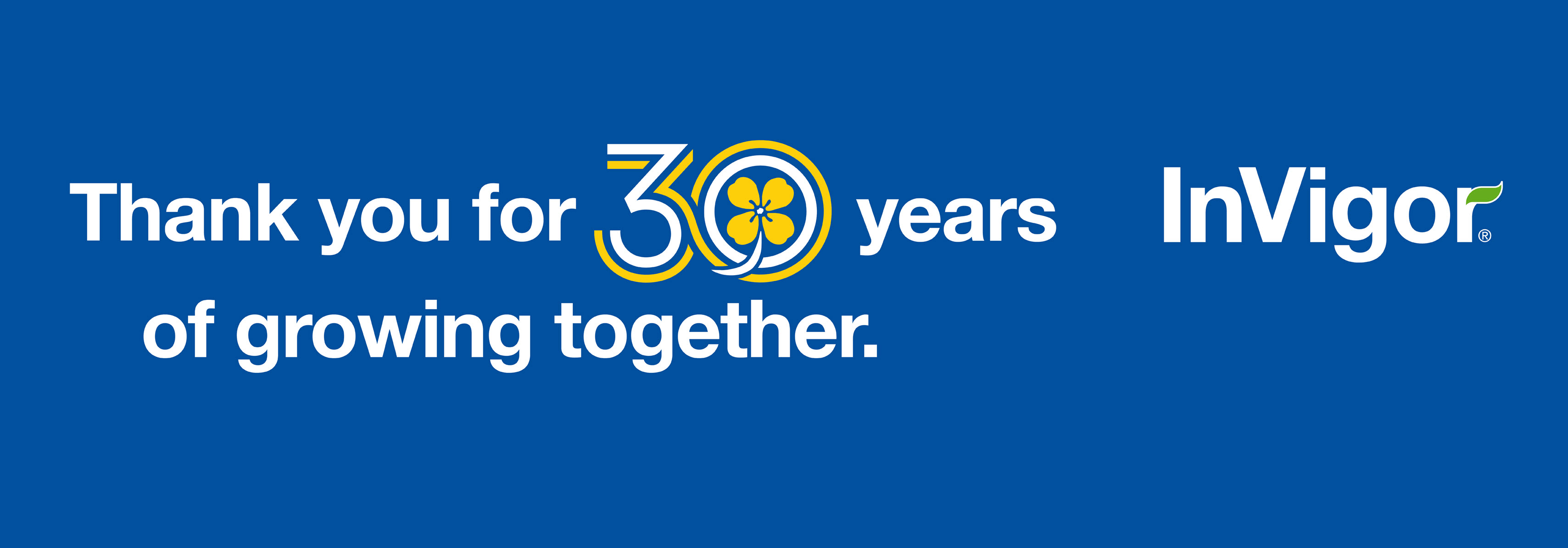 InVigor -Thank you for 30 years