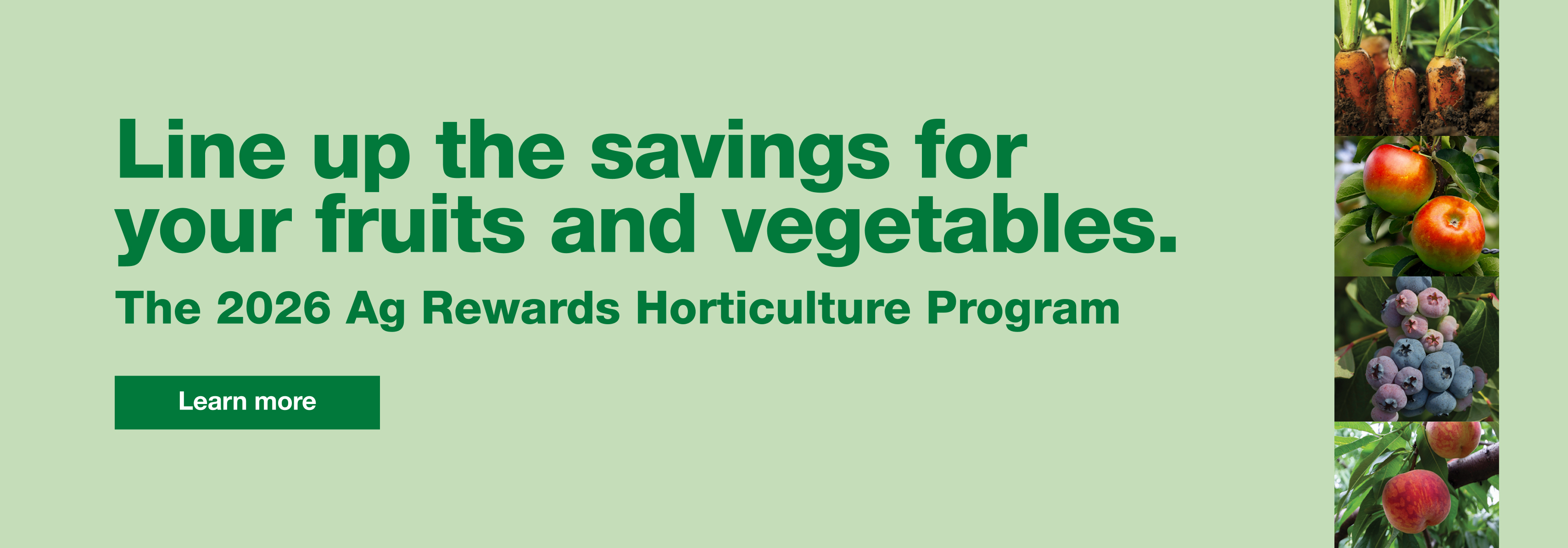 2026 Ag Rewards Horticulture Program
