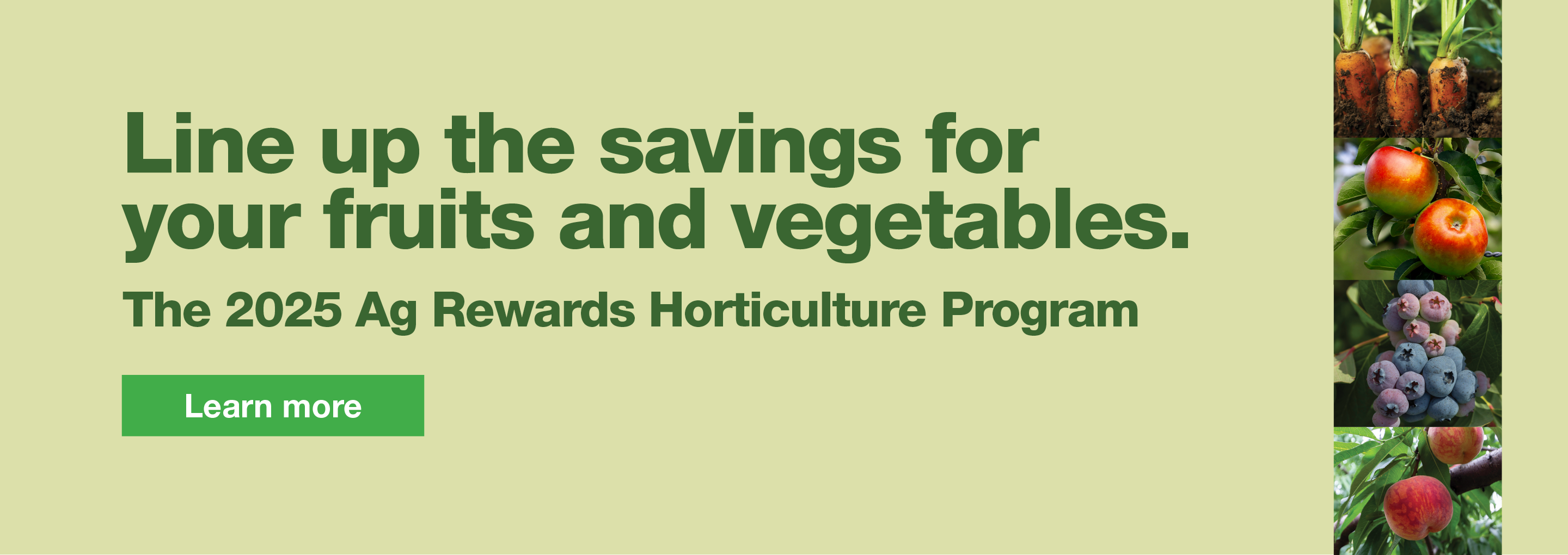 2025 Ag Rewards Horticulture Program