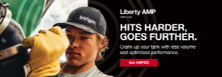 Liberty AMP. Hits Harder. Goes Further
