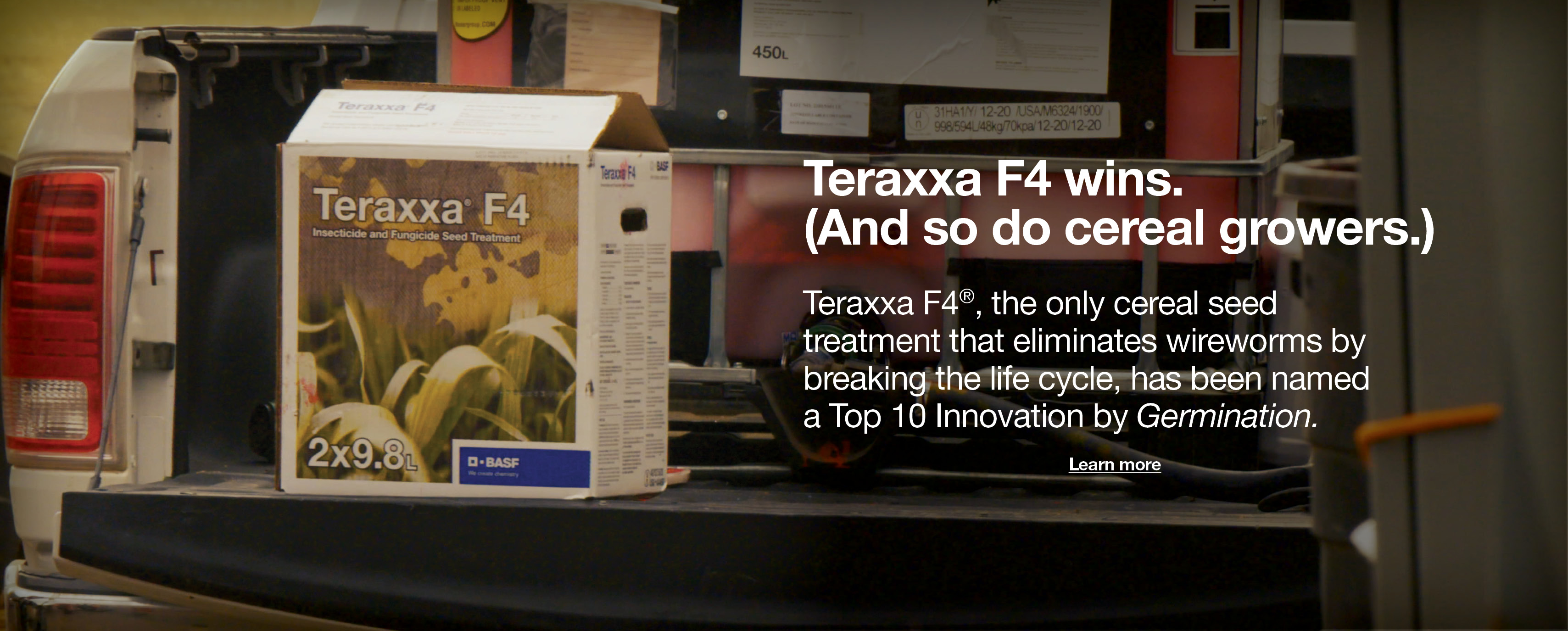 Teraxxa F4 wins .(And so do cereal growers.)