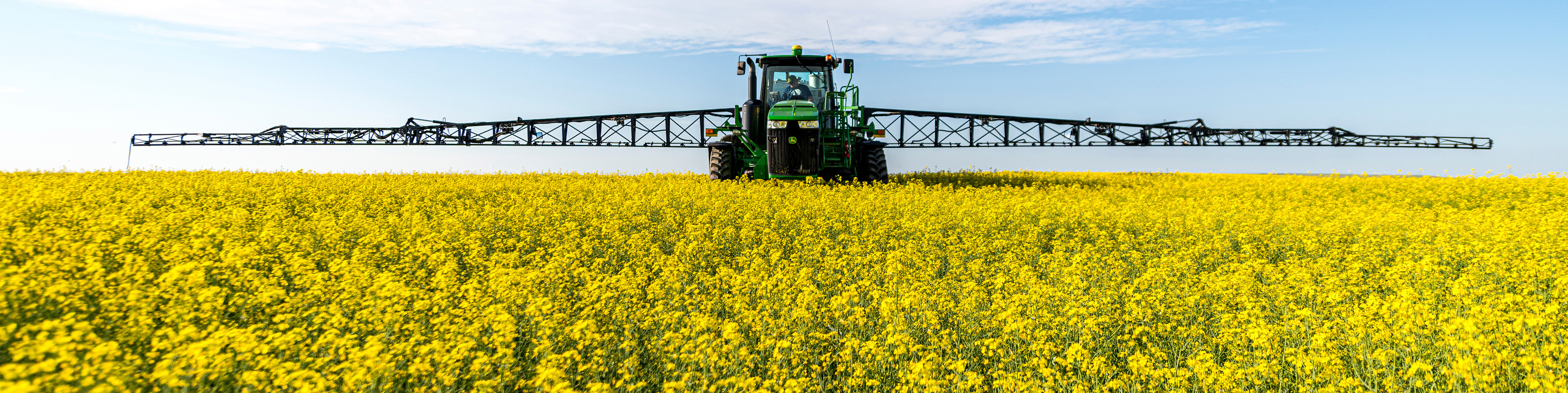 Sprayer in field