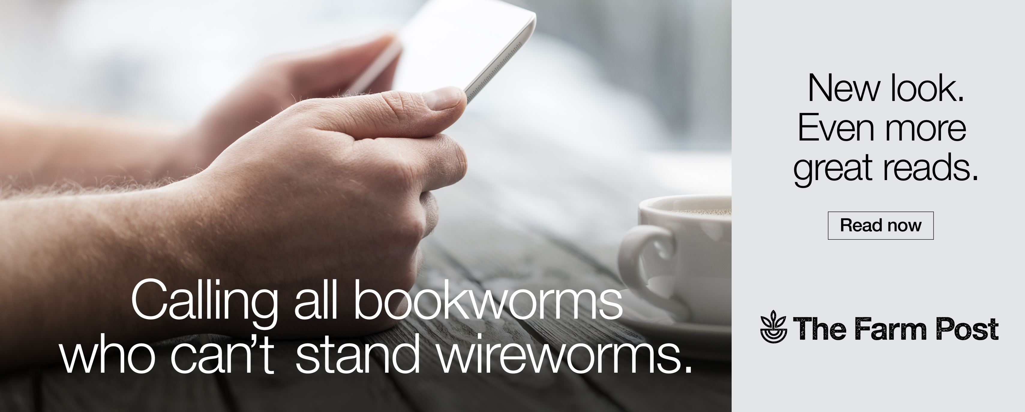 Calling all bookworms who can't stand wireworms