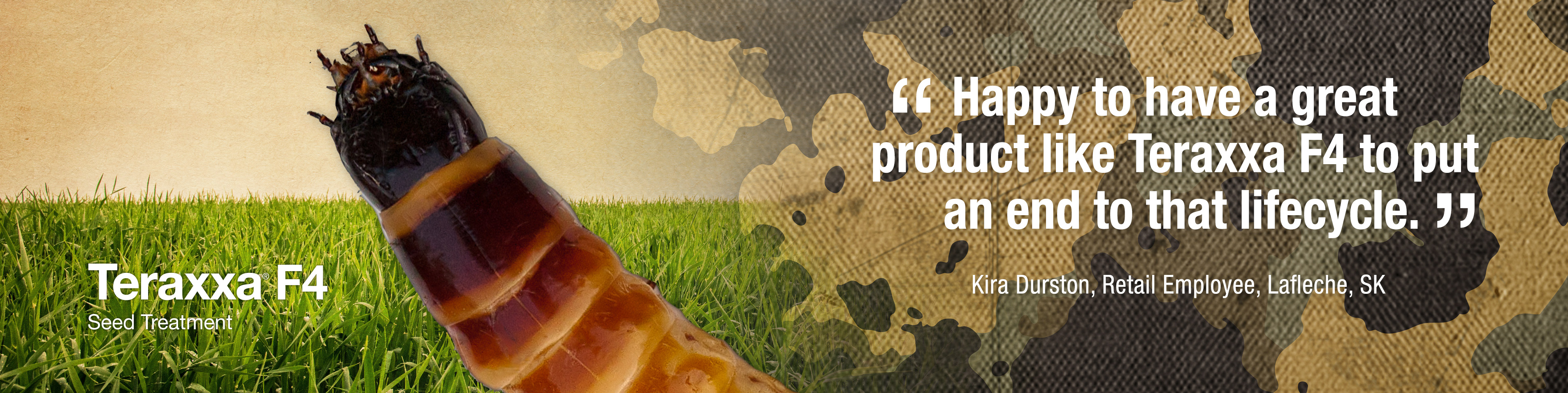 Farmer sitting in field