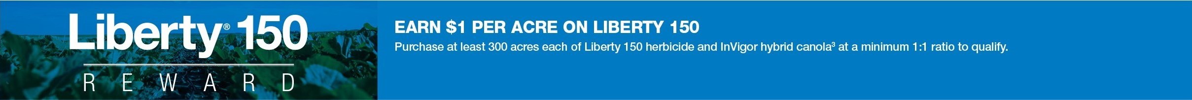 Liberty 150 rewards